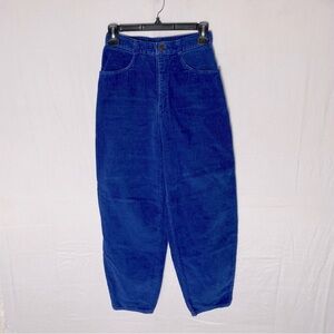 Vintage Santana Blue Corduroy Baggy Pants 00 Dopamine Dressing Festival Academia